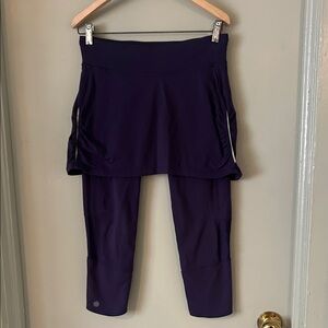 Athleta Skirts got legs Purple Skirted Leggings size small